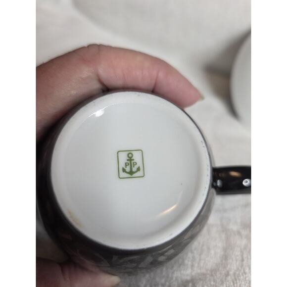 Barista Cup & Saucer Portsgrund Norway Cappuccino Set Porcelain - Picture 4 of 8